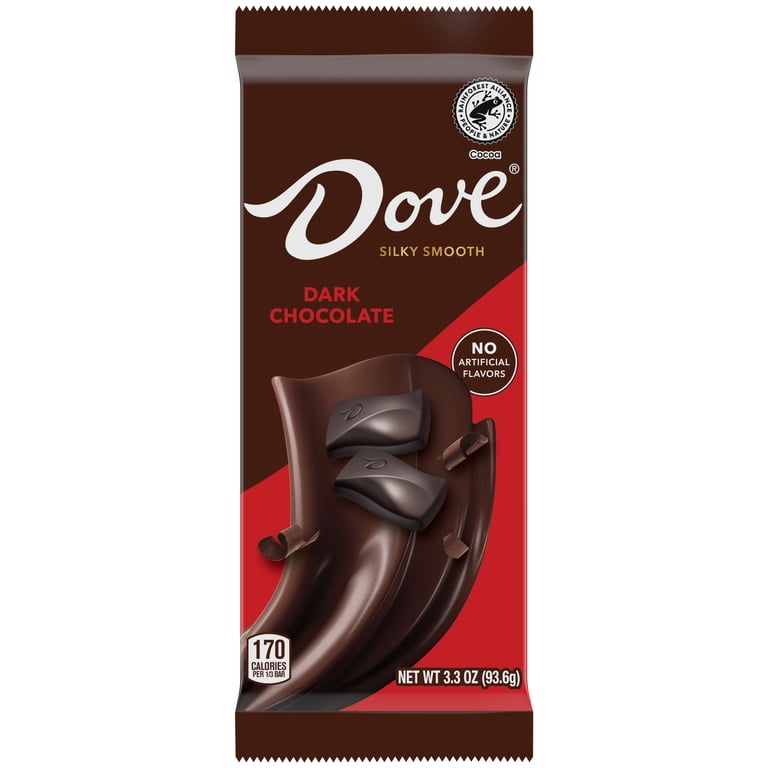 Dove Extra-Large Dark Chocolate Bar, Silky Smooth, Individually