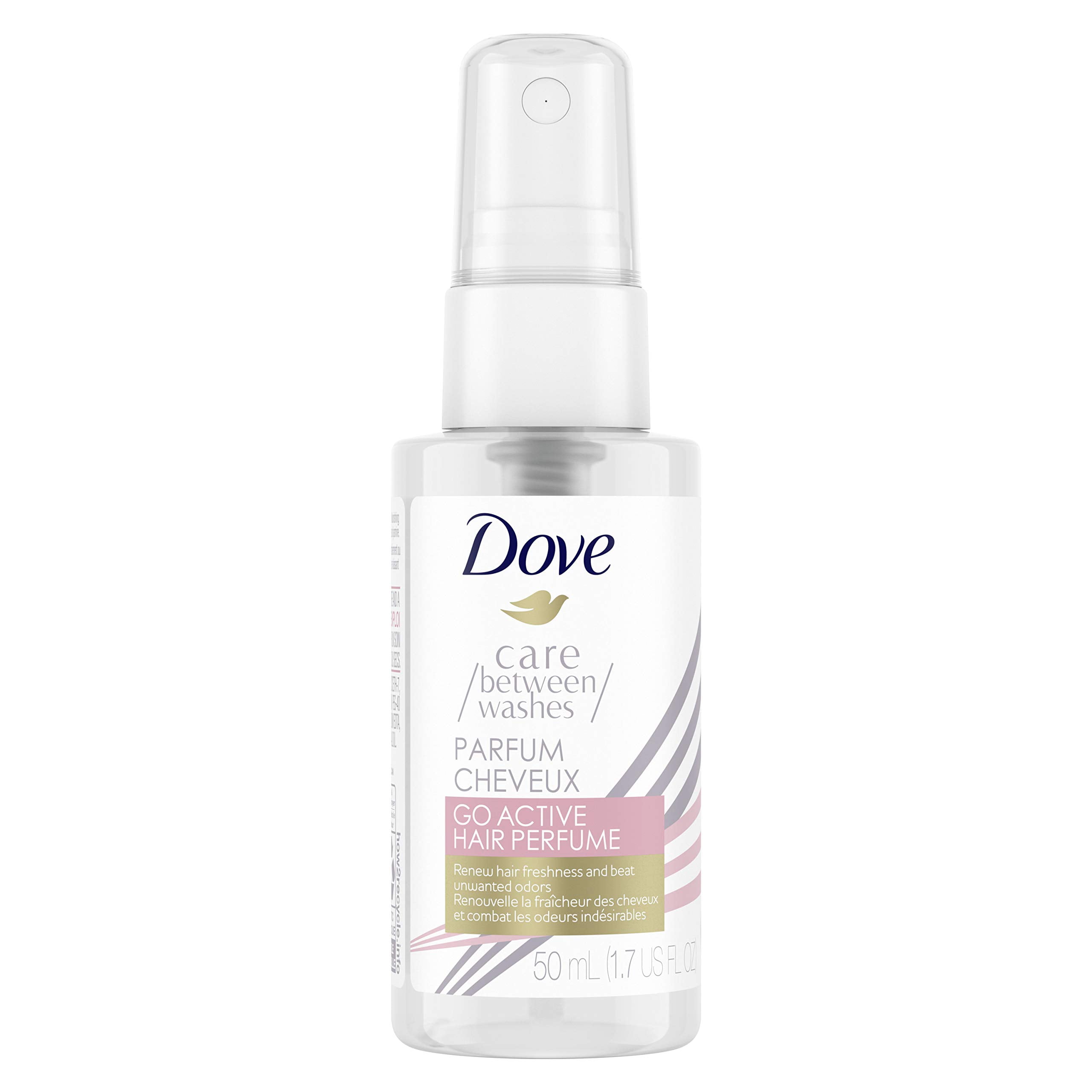 Dove Care Between Washes Hair Perfume Hair Fragrance For Sweat And Odors Go Active Hair Product For 24 Hour Protection 1.7 Oz