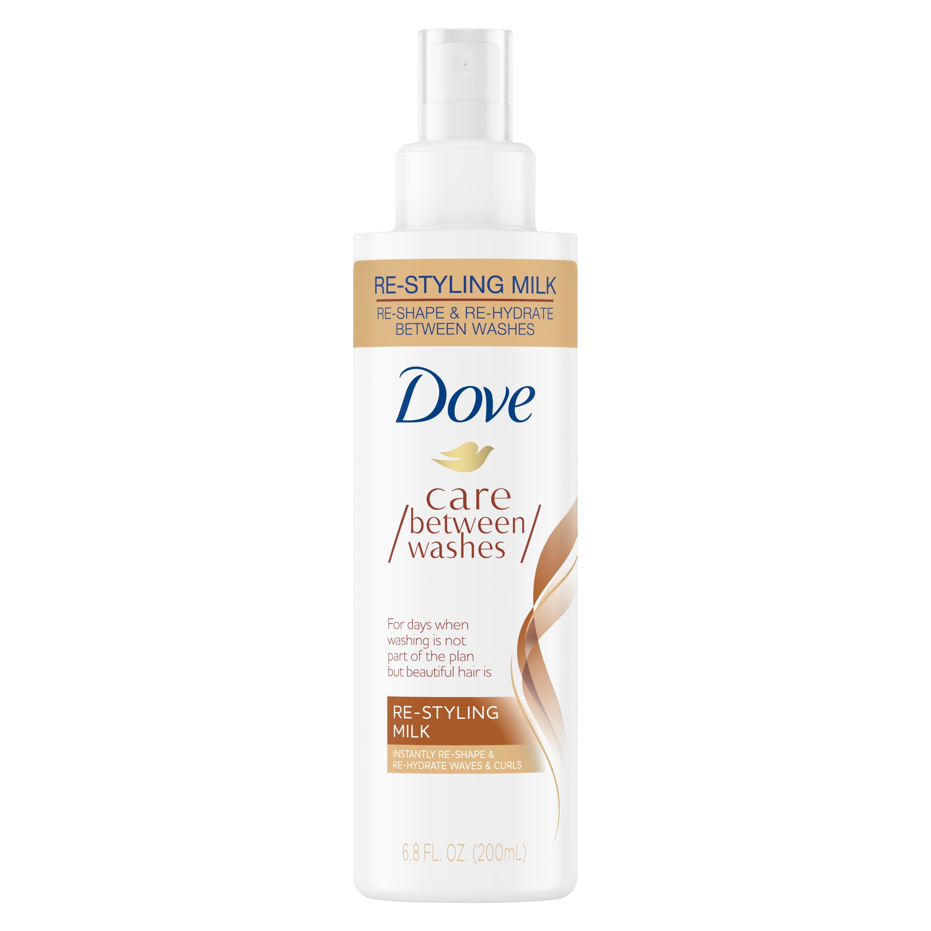 Dove Care Between Washes Restyler Re-Styling Milk 6.8 oz - image 1 of 10