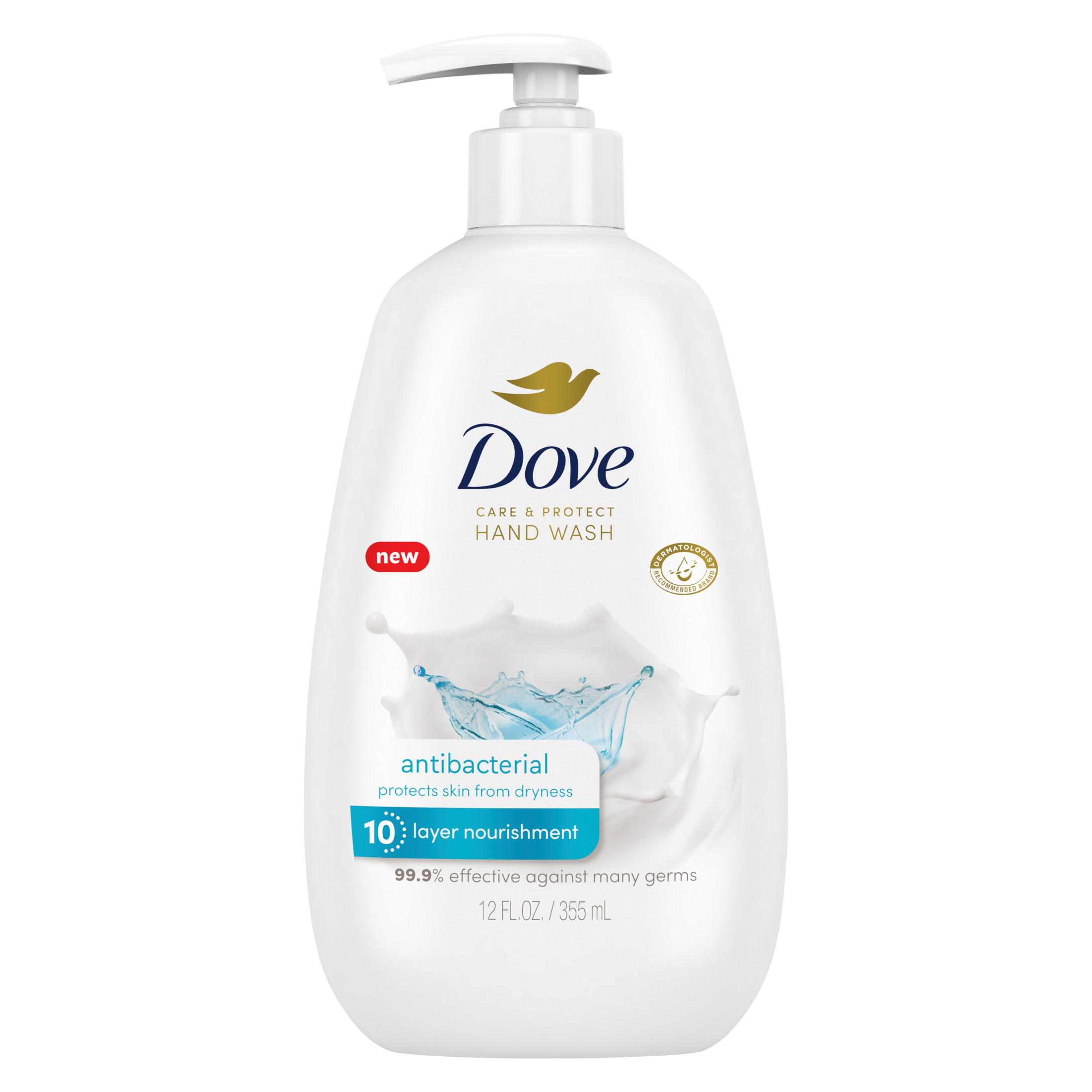 Dove Care And Protect Daily Use Antibacterial Hand Soap 12 Fl Oz