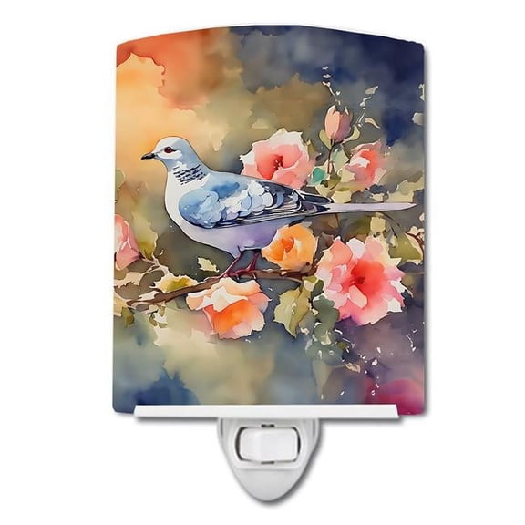 Dove Ceramic Night Light 4 in x 6 in