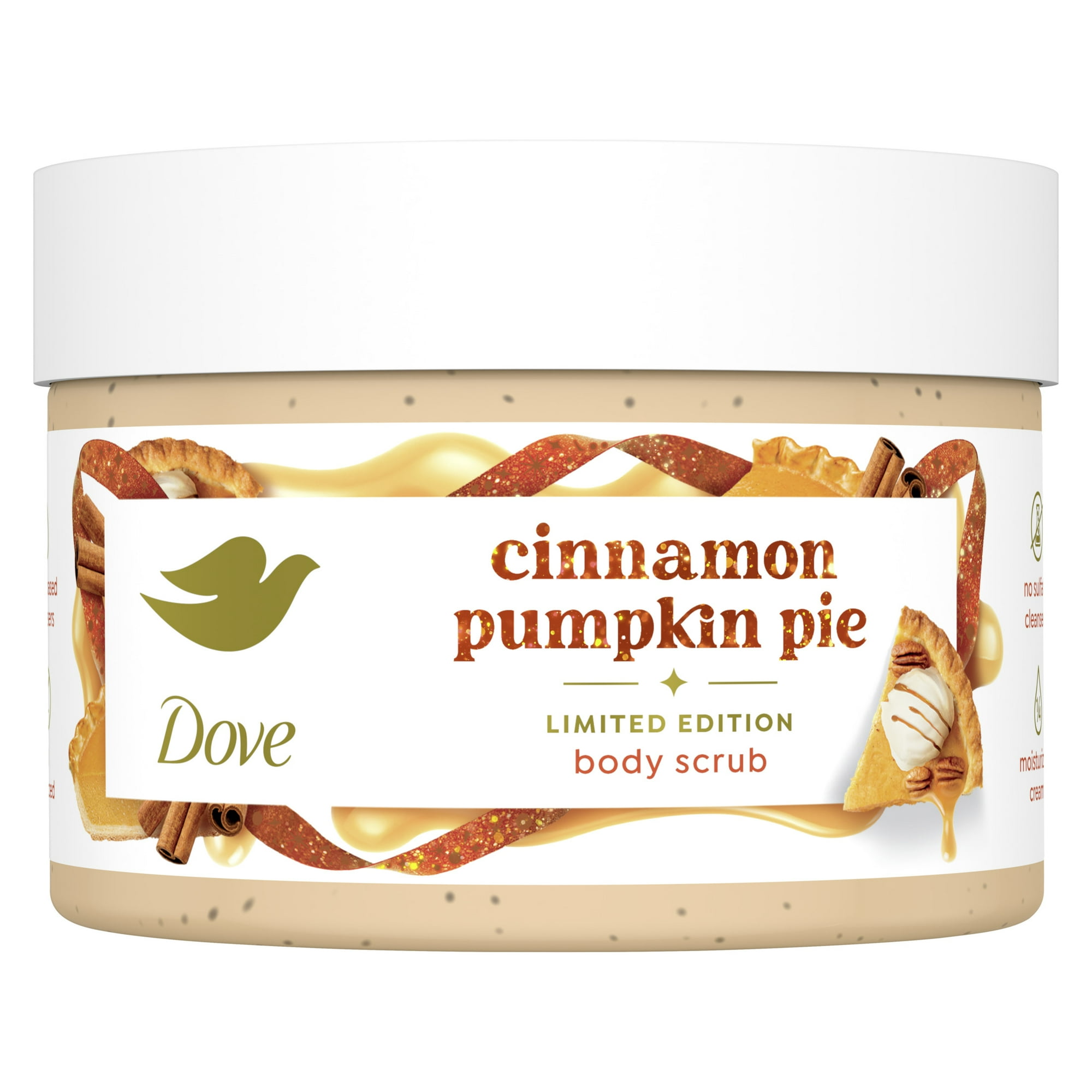 Dove Cinnamon Pumpkin Pie Body Scrub jar