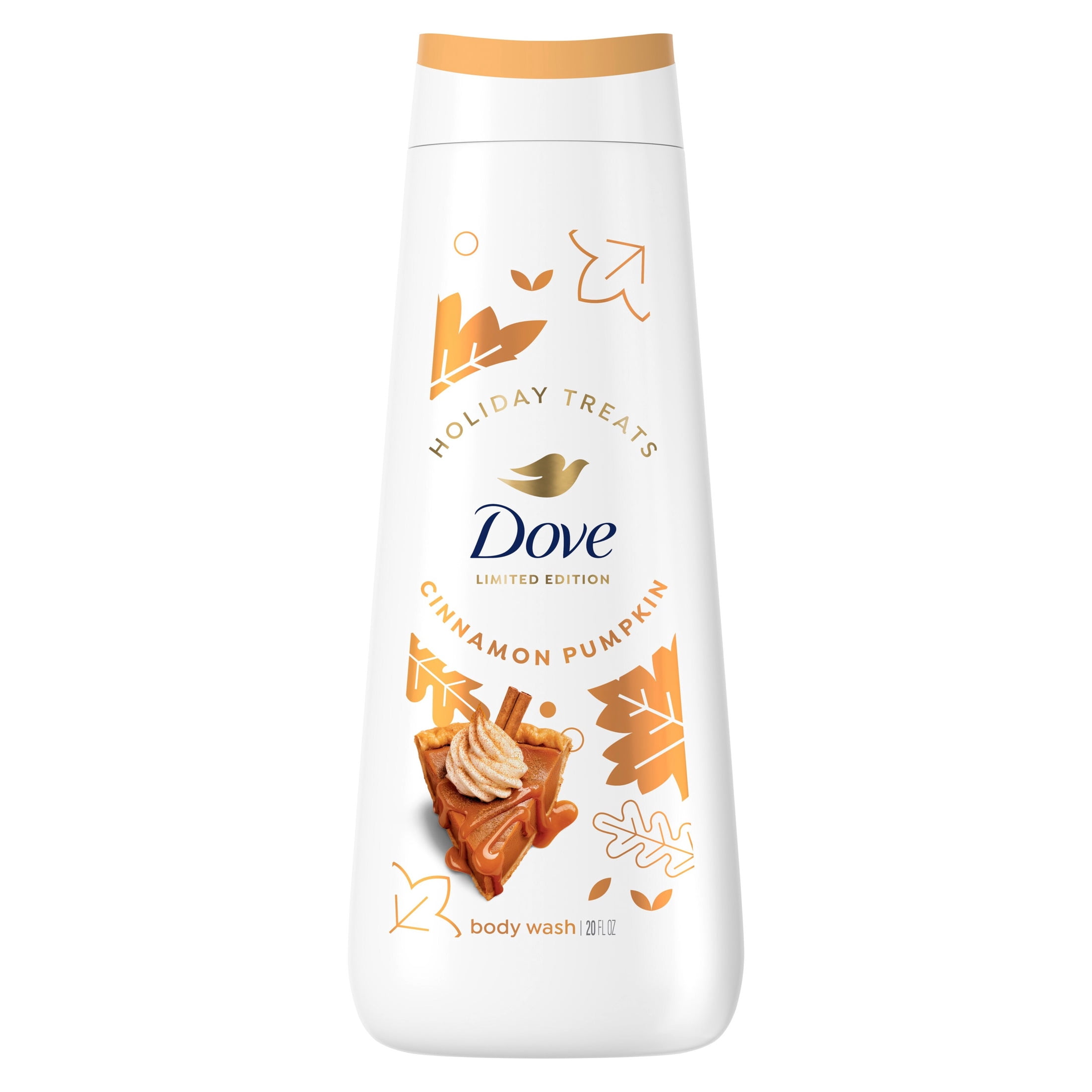 Dove Limited Edition Holiday Treats Body Wash for Deep Nourishment Cinnamon Pumpkin ,20 fl oz