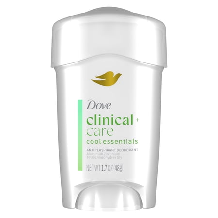 Dove Clinical + Care Clinical Protection Antiperspirant Stick Cool Essentials, 1.7 oz