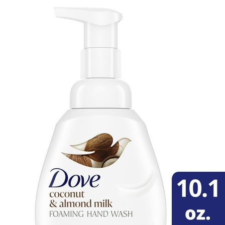 Dove Coconut & Almond Milk Foaming Hand Wash, 10.1 oz, More Moisturizers Than The Leading Ordinary Hand Soap