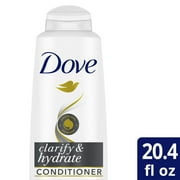 Dove Conditioner Clarify & Hydrate for Oily Hair With Charcoal to Purify Hair and Remove Build-up Without Stripping Hair 20.4 oz