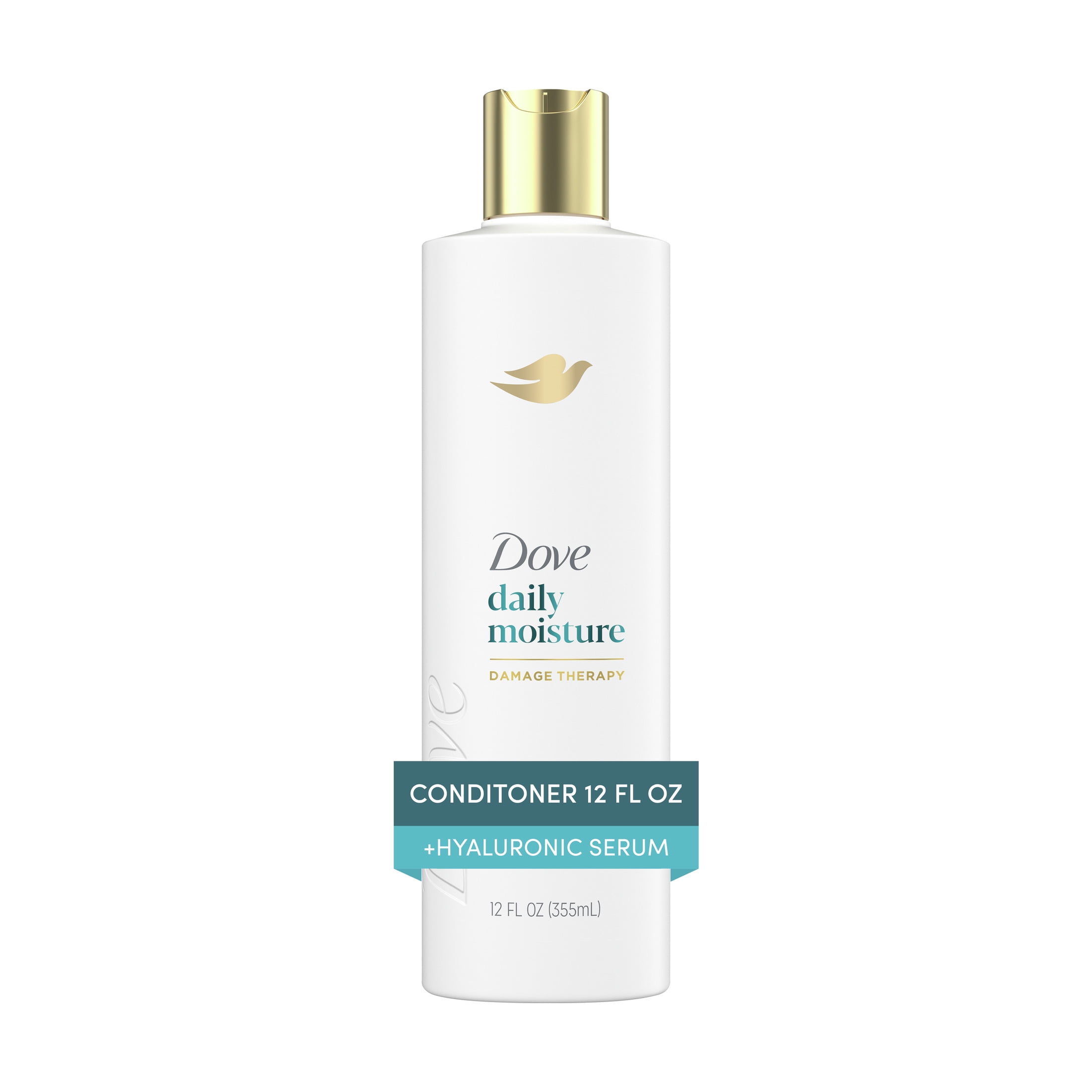 Dove Conditioner Daily Moisture Damage Therapy with Bio-Protein Care Technology & Hyaluronic Serum, 12 fl oz