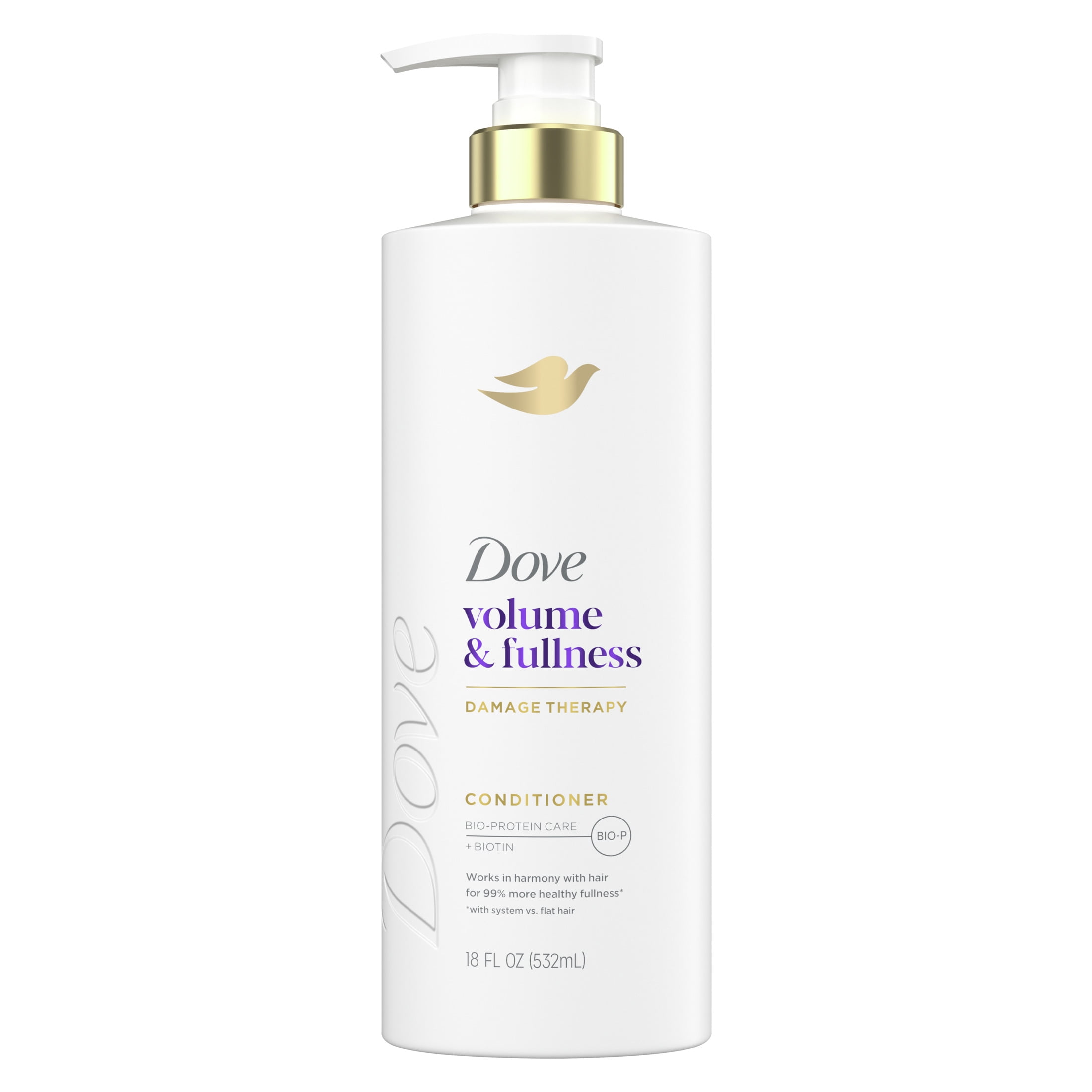 Dove Conditioner Volume & Fullness with Bio-Protein Care Technology & Biotin, 18 oz