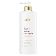 Dove Conditioner for Curly, Coily Hair Amino Curl with Bio-Protein Care Technology + Amino & Jojoba Oil, 18 Fl Oz