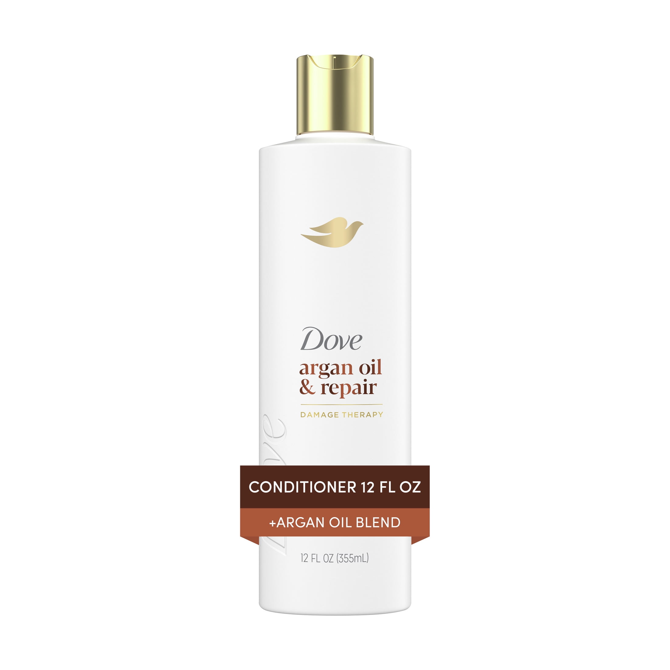 Dove Conditioner for Women Argan Oil & Repair with Bio-Protein Care Technology, 12 fl oz
