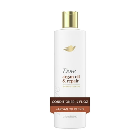 Dove Conditioner for Women Argan Oil & Repair with Bio-Protein Care Technology, 12 fl oz