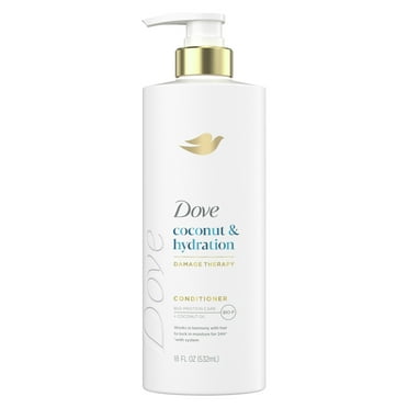 Dove Conditioner for Women Coconut & Hydration with Bio-Protein Care Technology and Coconut Oil, 18 oz