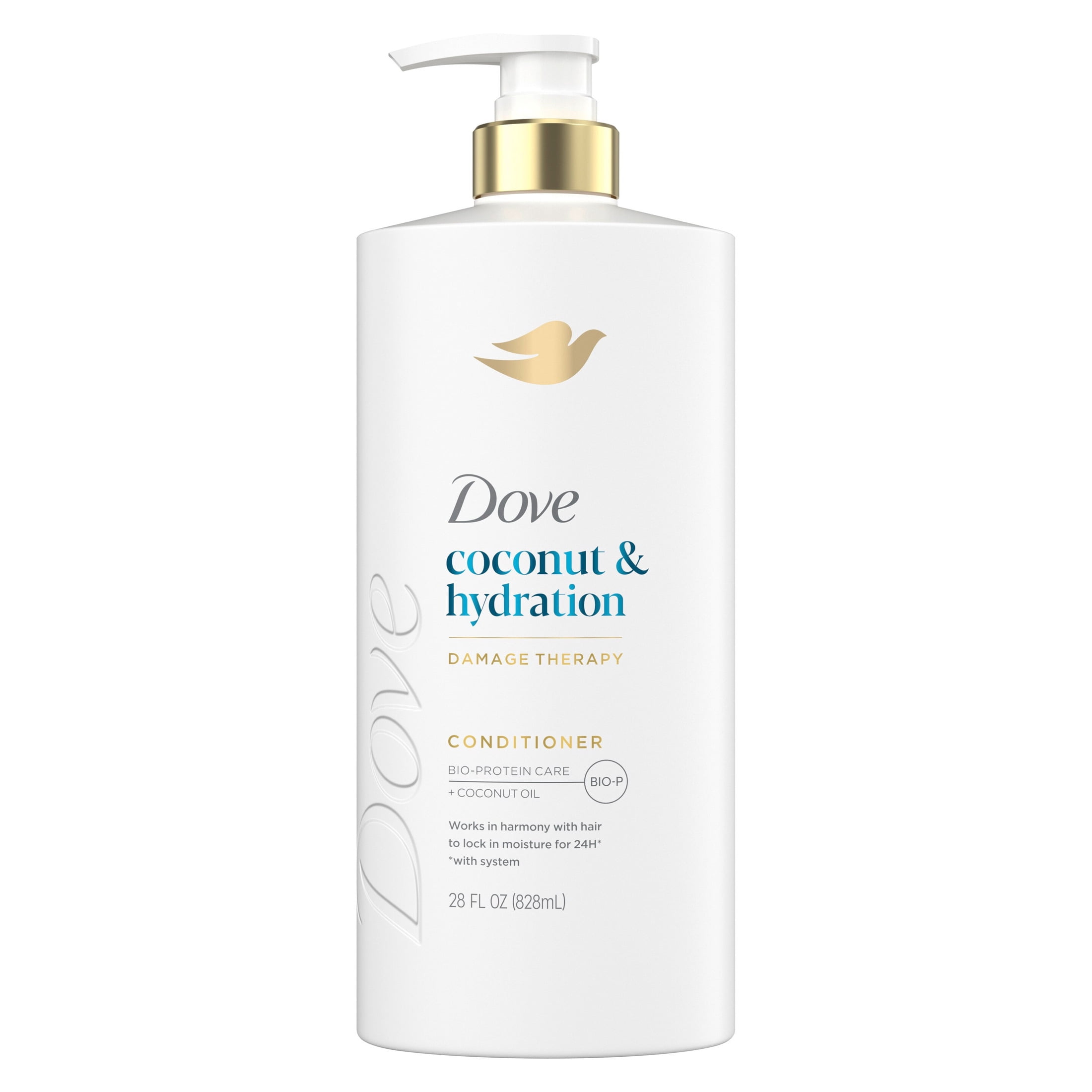 Dove Conditioner for Dry Hair Coconut & Hydration with Bio-Protein Care Technology and Coconut Oil 28 Fl Oz