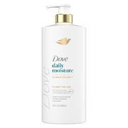 Dove Conditioner for Dry Hair Daily Moisture with Bio-Protein Care Technology and Hyaluronic Serum, 28 Fl Oz