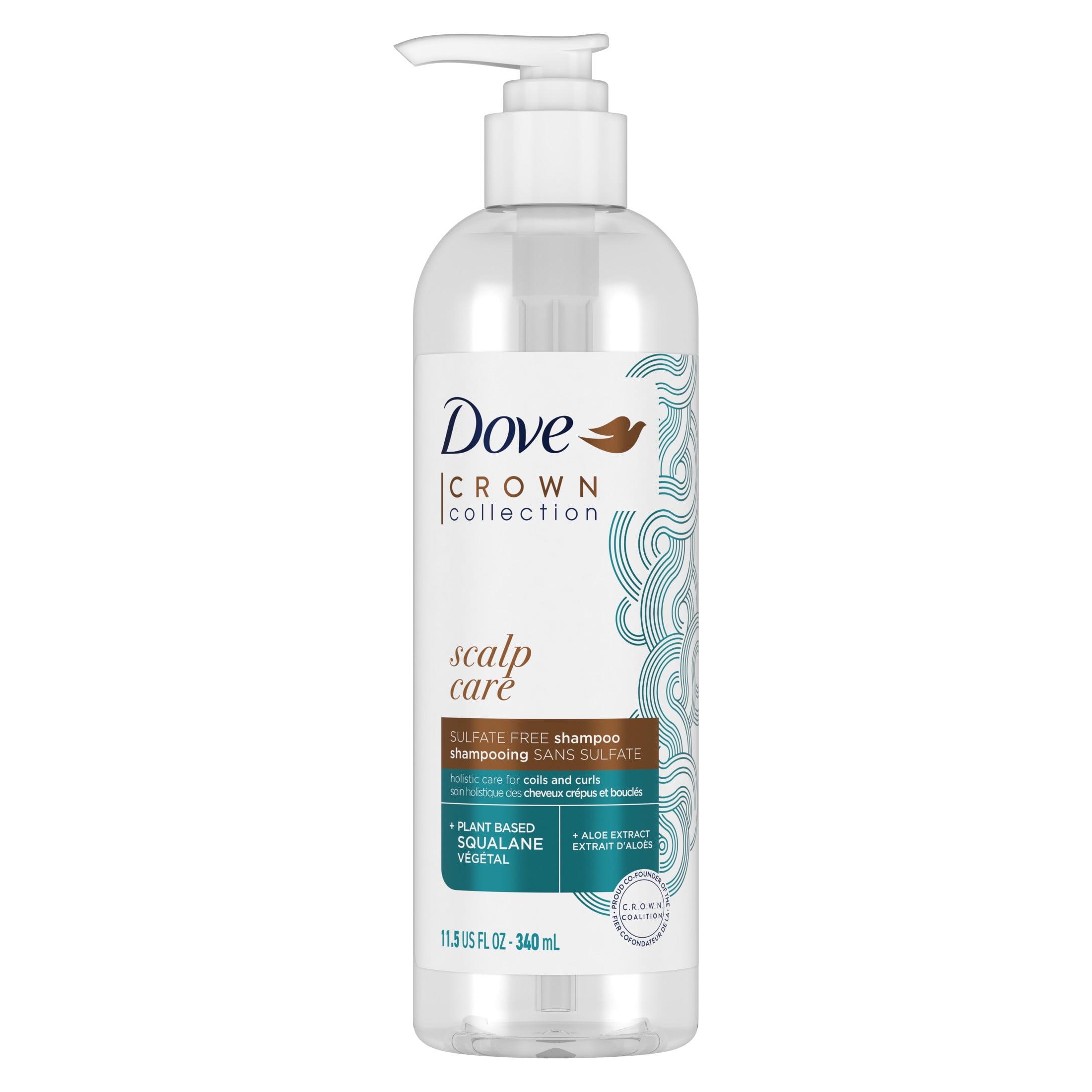 Dove Crown Collection Scalp Care Daily Shampoo for Curly Hair with Aloe Extract, 11.5 fl oz - image 1 of 10