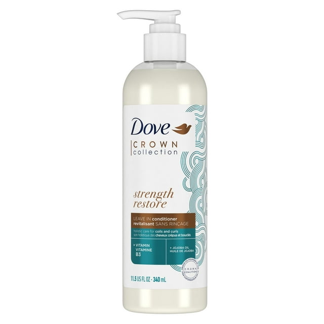 Dove Crown Collection Strength Restore Leave In Conditioner with Jojoba Oil, 11.5 fl oz