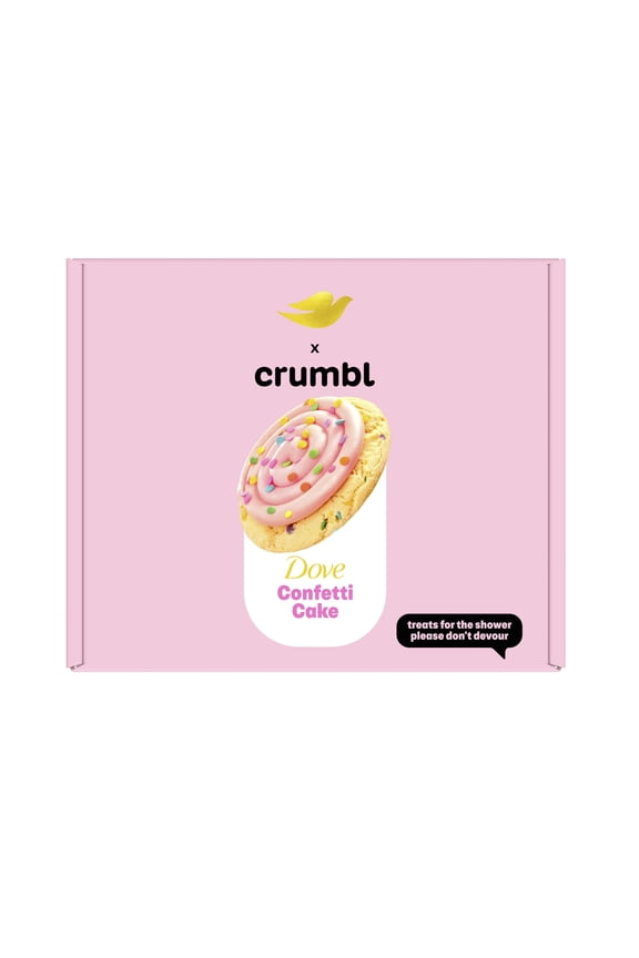 Crumbl Limited Edition Confetti Cake Body Care Gift Set, 4 Count