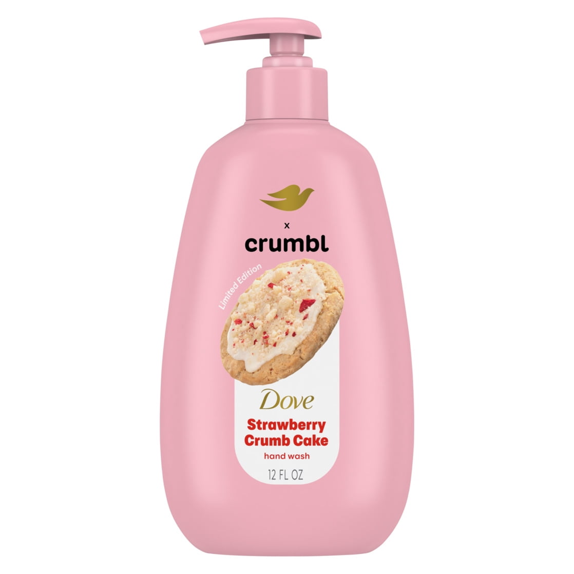 Dove Crumbl Liquid Hand Wash Strawberry Cookie, 12 fl oz