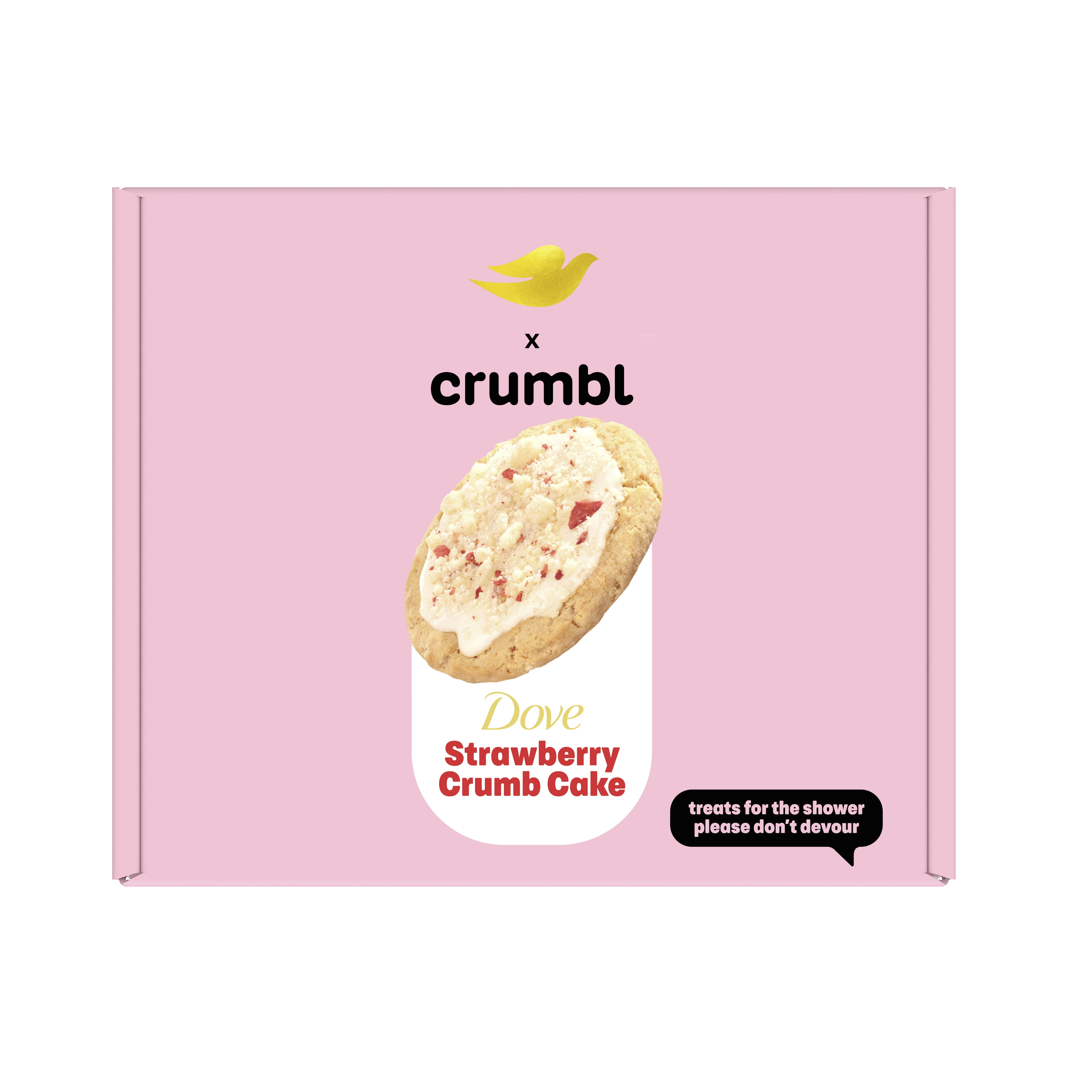 【限定】【新品未開封】 Dove × crumbl 限定品　2点セット日本未入荷 Dove Crumbl Limited Edition Body Care Gift Set Strawberry Crumb