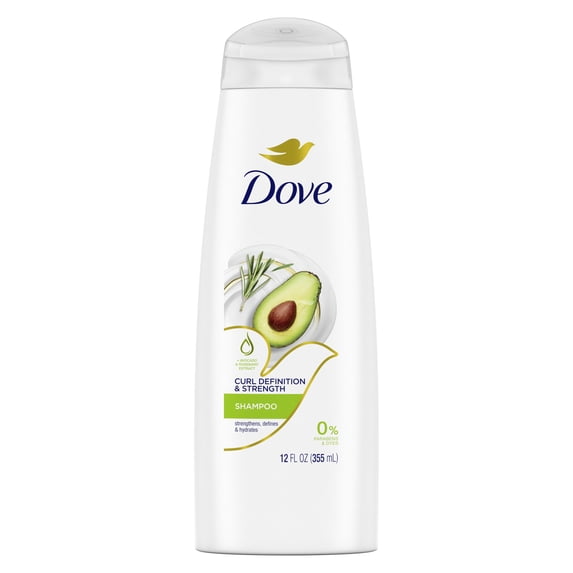 Dove Curl Definition & Strengthening Shampoo Avocado & Rosemary All Hair Types, 12 oz