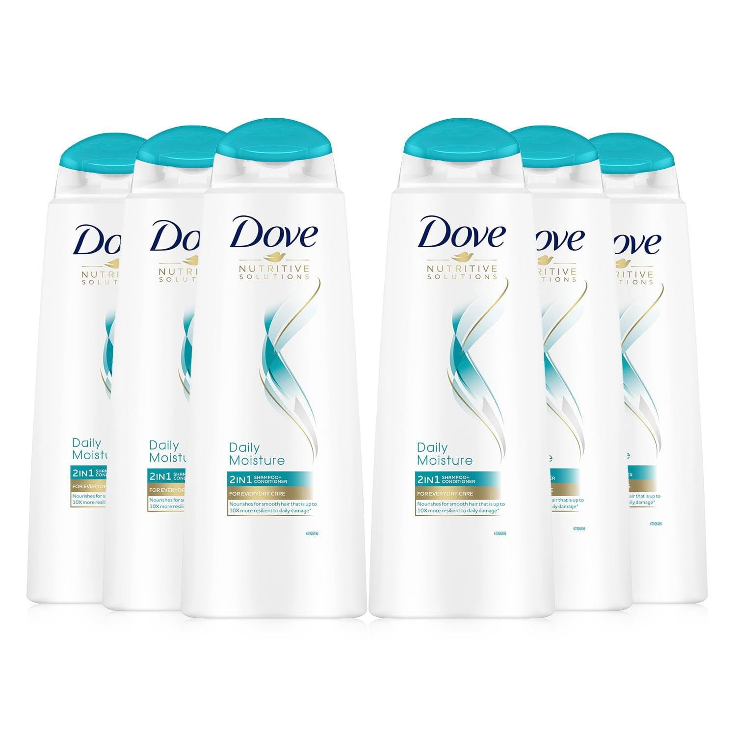 Dove Daily Moisture 2In1 Shampoo And Conditioner 400 Ml By Dove