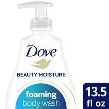 Dove Deep Moisture Instant Foaming Body Wash, 13.5 oz (Pack of 20)