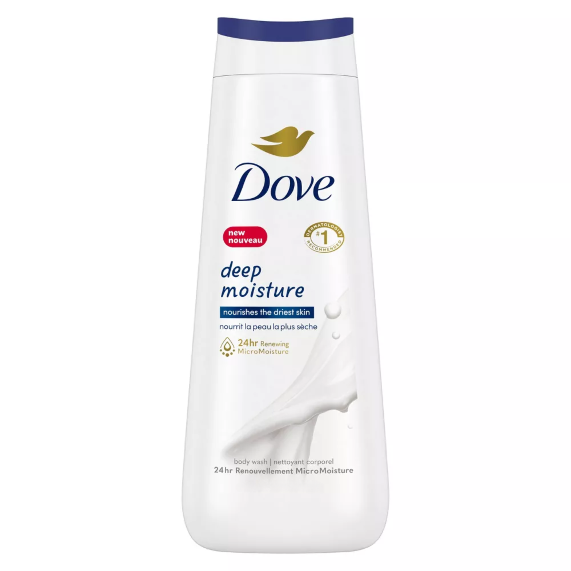 Dove Deep Moisture Nourishes the Driest Skin Body Wash 23 FL OZ