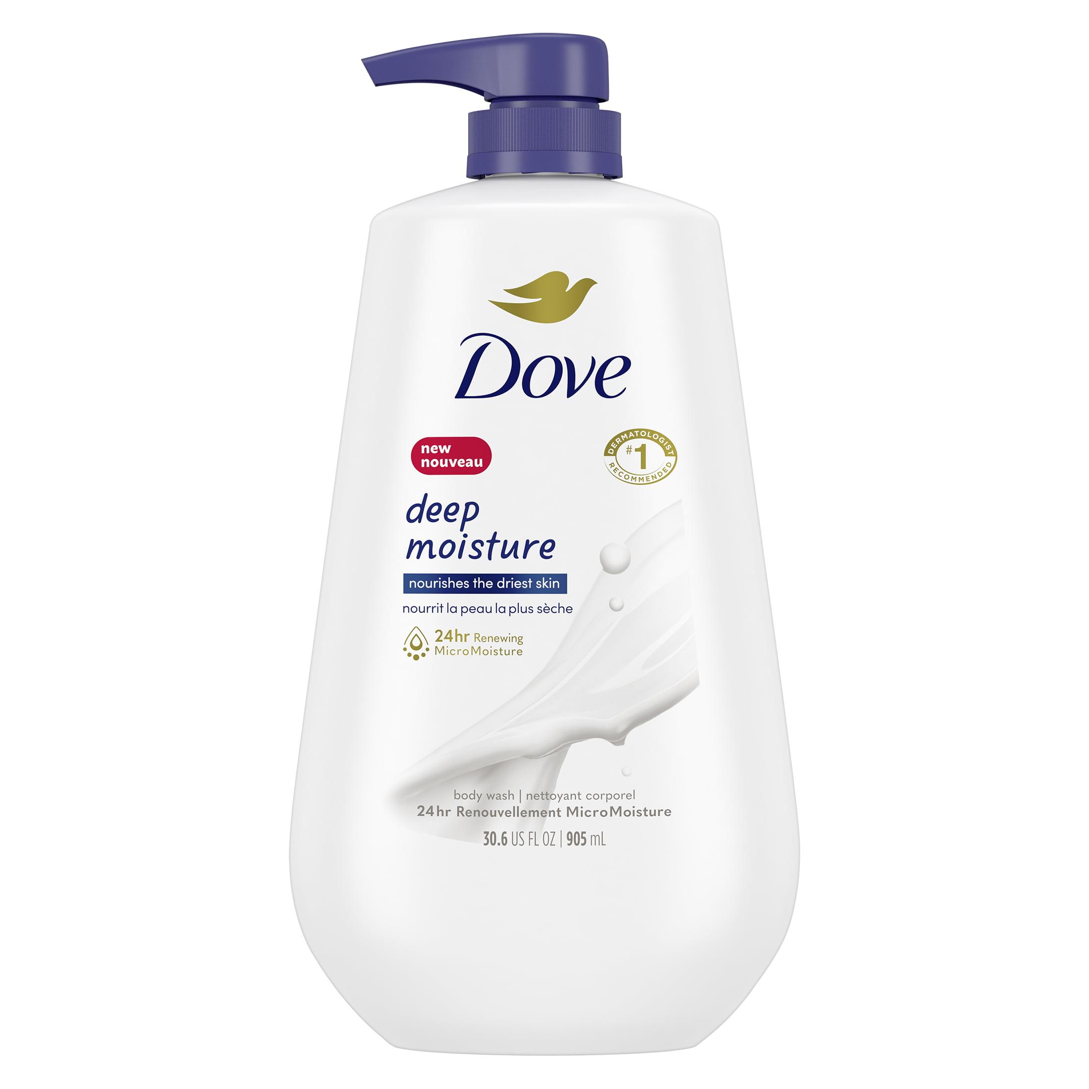 Dove Deep Moisture Nourishing Long Lasting Women's Body Wash, 30.6 fl oz - image 1 of 11
