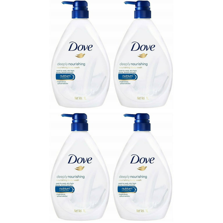 Dove Deeply Nourishing Skin Body Shower Gel Wash Nutrium Moisture 500ml