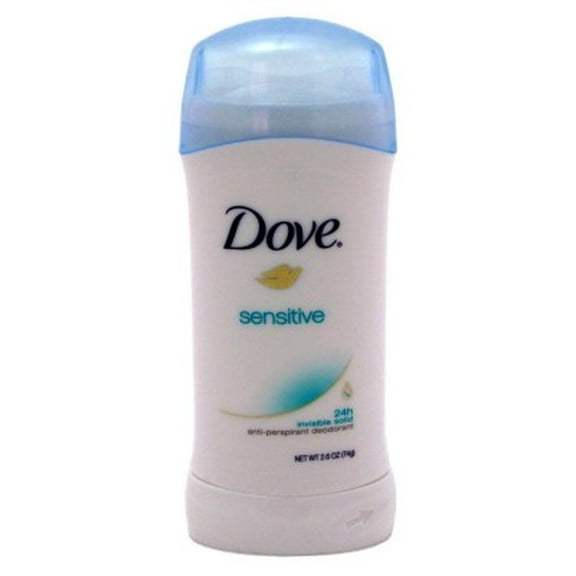 Dove Deodorant 2.6oz Invisible Solid Sensitive Skin (Pack of 2)