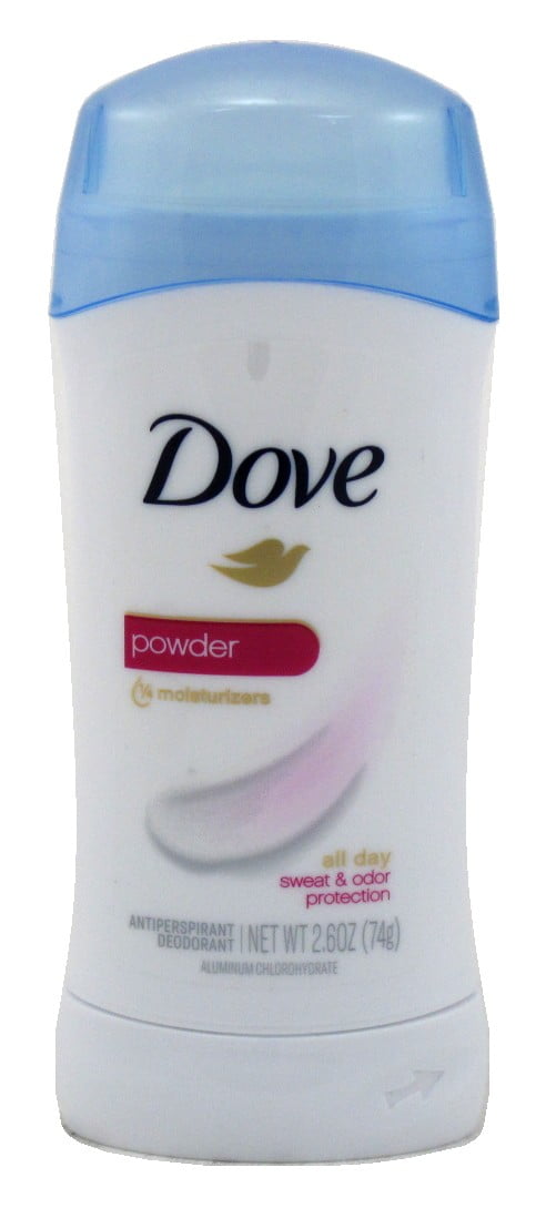 Dove Deodorant 2.6oz Powder All Day Protection (Pack of 3)