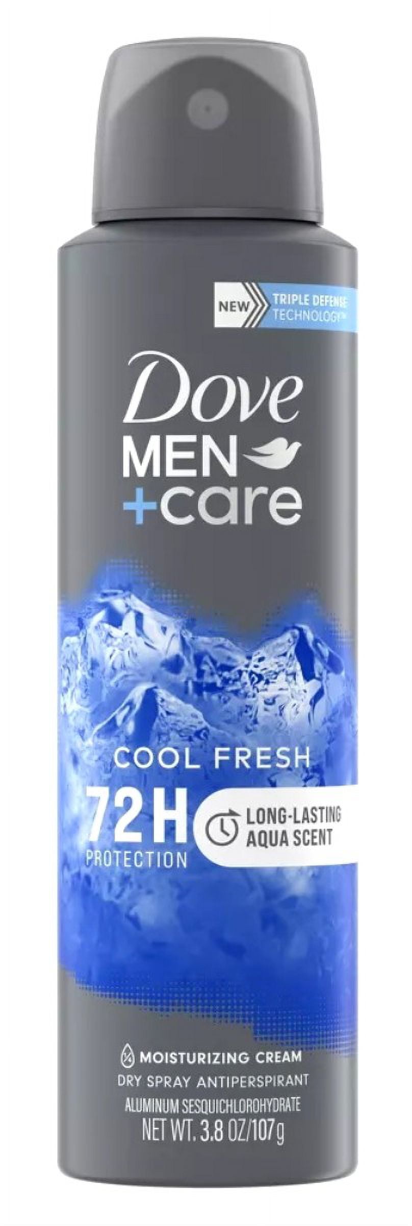 Dove Deodorant 3.8oz Mens Dry Spray Cool Fresh (Pack of 3)