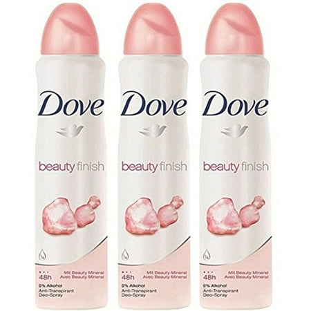 Dove Deodorant Spray Beauty Finish 5.07 oz (3 Pack)