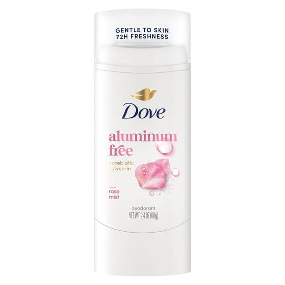 Dove, Deodorant Stick, 2.4 oz, Rose Mist floral scent - Walmart.com