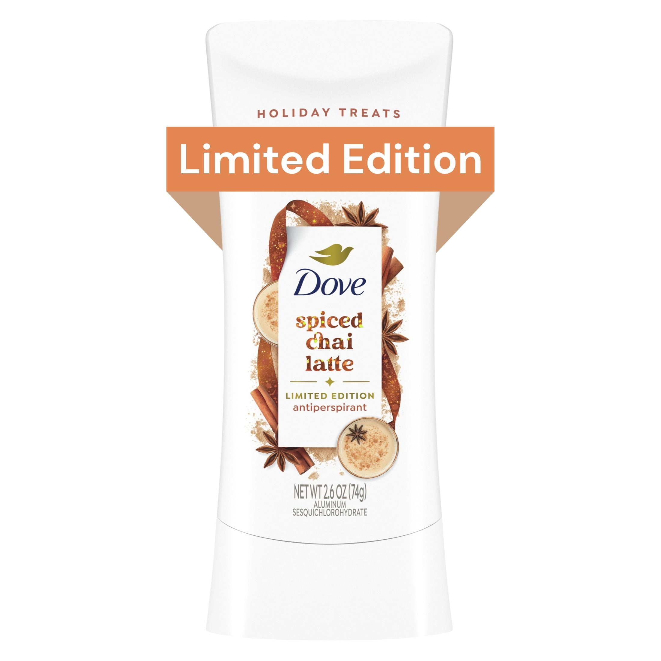 Dove Limited Edition Holiday Treats Antiperspirant Deodorant Pecan