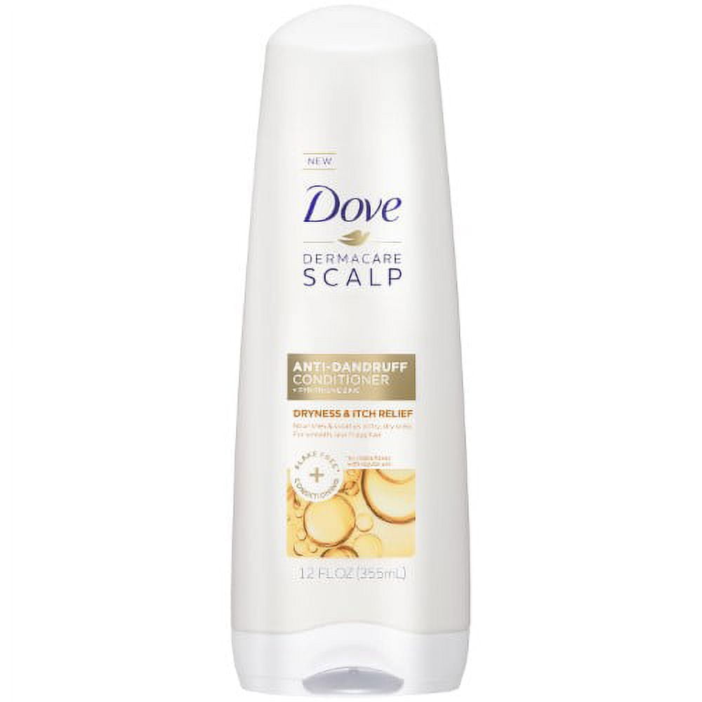 Dove DermaCare Scalp Dryness & Itch Relief Conditioner 12 oz (Pack of 12)