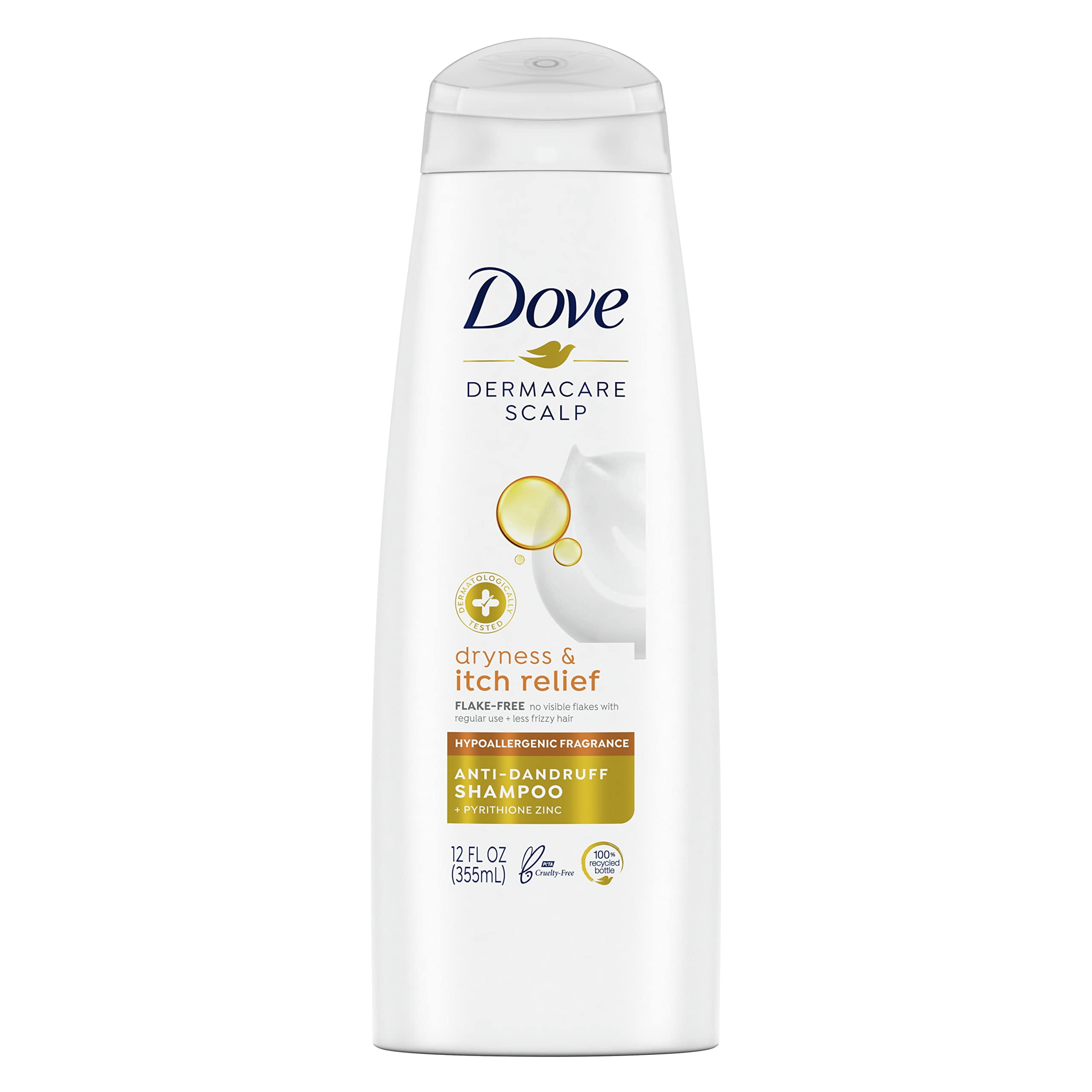 Dove Dermacare Anti Dandruff Shampoo For Dry, Itchy Scalp Dryness And