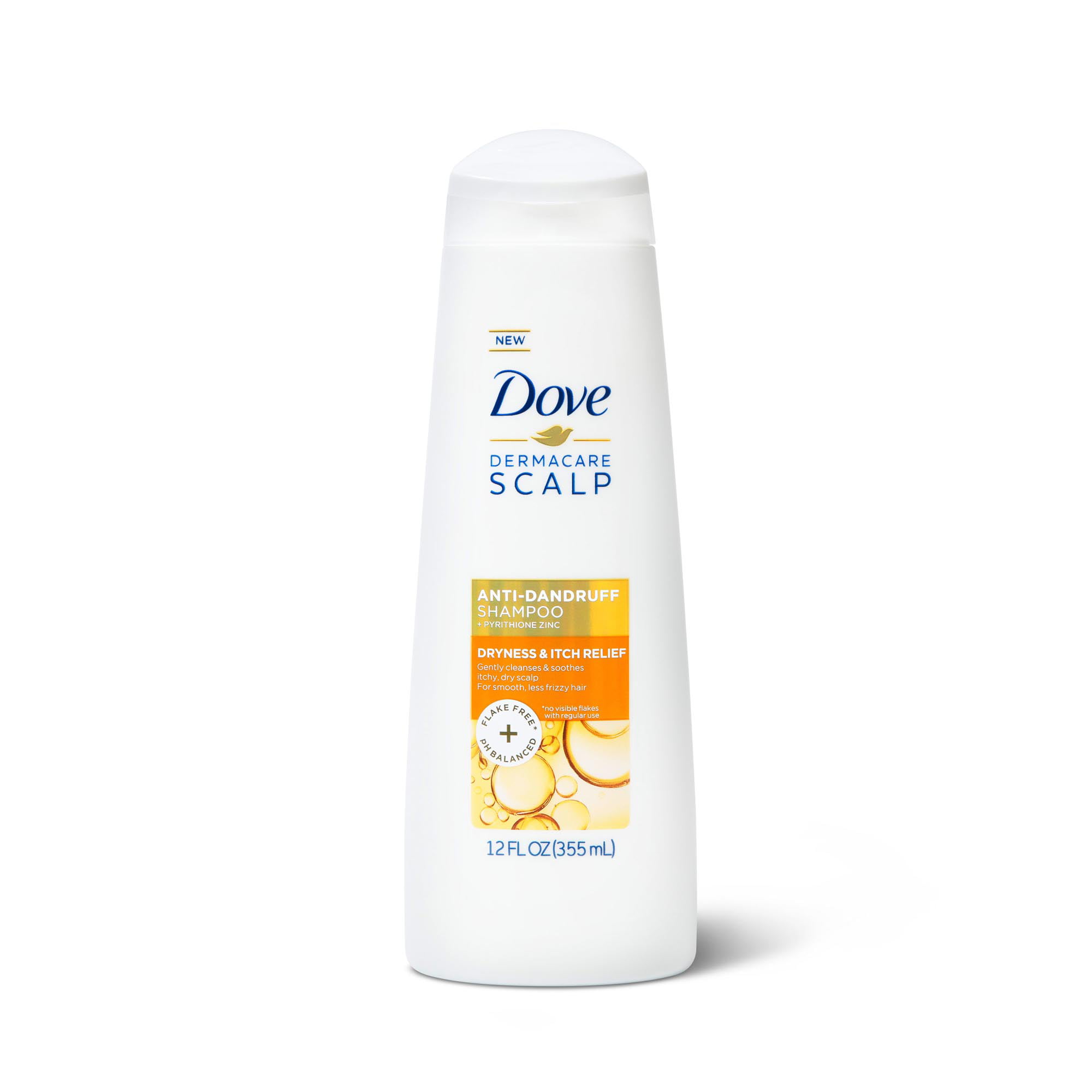 Dove Dermacare Scalp Anti Dandruff Daily Shampoo with Pyrithione Zinc, 12 fl oz - image 1 of 11