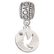 Dove Disc - Coach Charm Bead