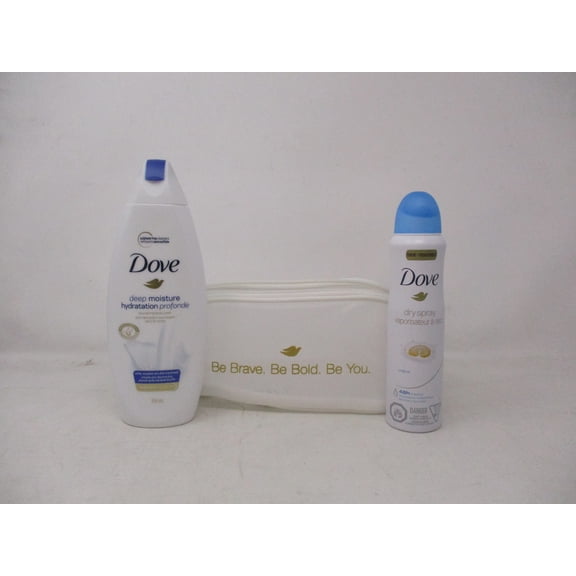 Dove - Dove Essentials - Bonus - Self Esteem Project - 354 ML Body Wash - 107 G Original Dry Spray