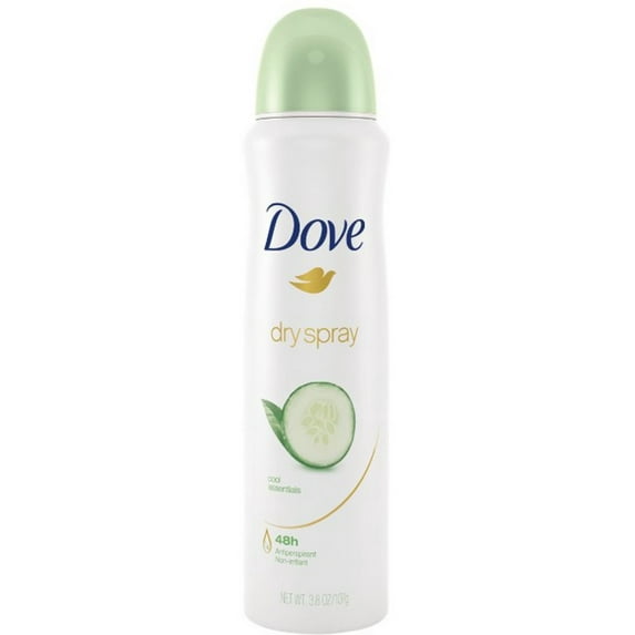 Dove Dry Spray Antiperspirant, Cool Essentials 3.8 oz (Pack of 6)