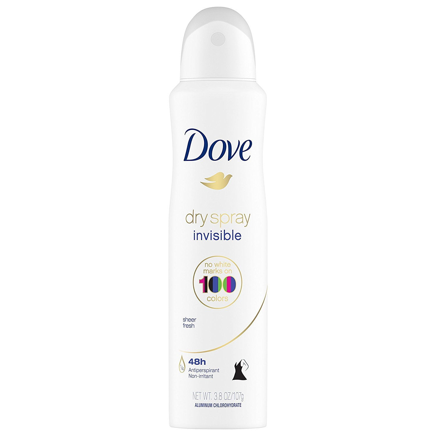Dove Dry Spray Antiperspirant Invisible Sheer Fresh, 3.8 oz, 3 Pack