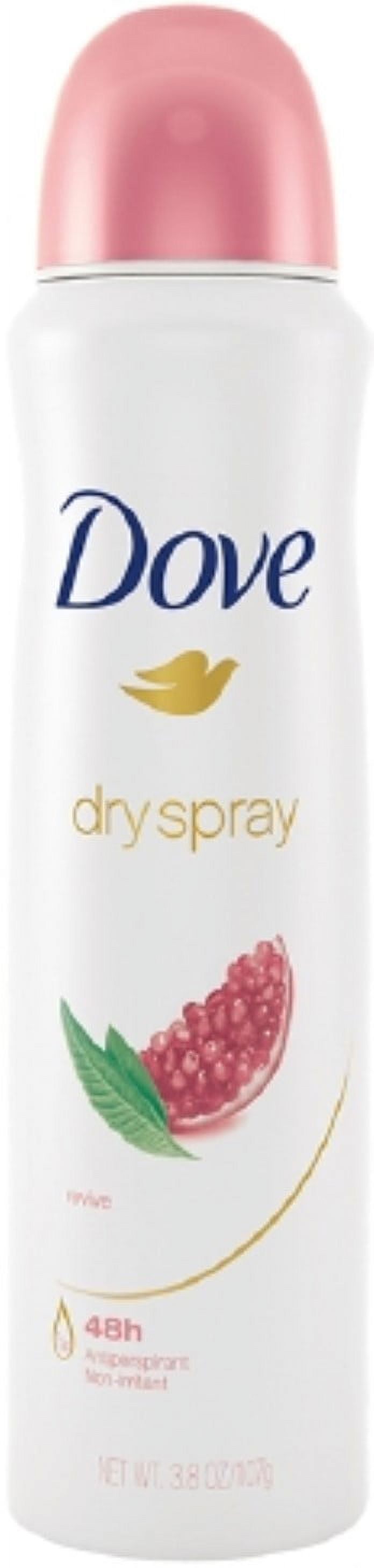 Dove Dry Spray Antiperspirant, Revive 3.8 oz (Pack of 6)