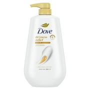 Dove Dryness Relief Long Lasting Gentle Women's Body Wash, Jojoba Oil All Skin, 30.6 fl oz