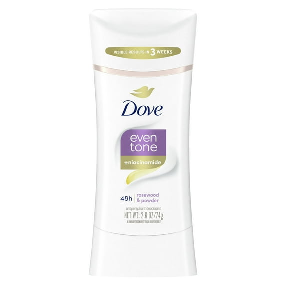 Dove Even Tone Antiperspirant Restoring Powder Deodorant for Women For Uneven Skin Tone 2.6 oz