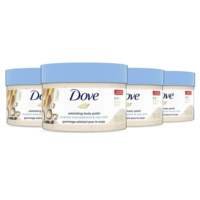 Dove Exfoliating Body Polish Scrub Reveals Visibly Smoother Skin