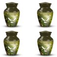 thumbnail image 1 of Dove Flying In Light Background - Small Urns For Human Ashes Keepsake - Ashes Keepsake - 3 Inch - Pack Of 4 - Funeral Urn Ashes - Cremation Urn Human - Keepsake Urns For Human Ashes, 1 of 5