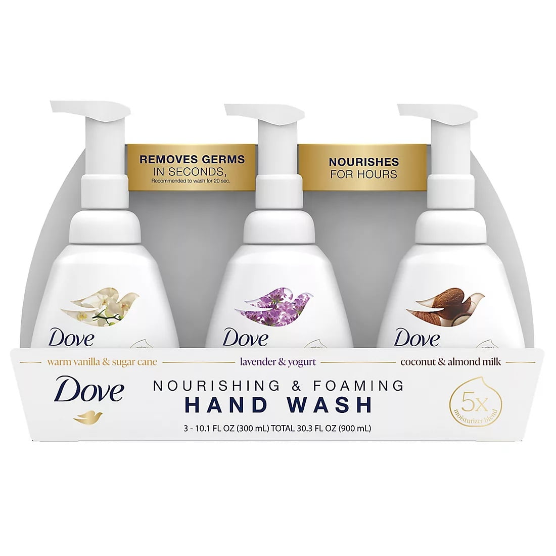 Dove Foaming Hand Wash Variety Pack, 3 pk.
