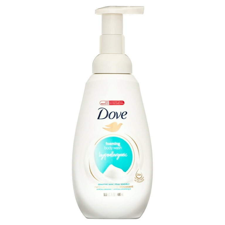 Dove Foaming Long Lasting Hypoallergenic Women's Body Wash for