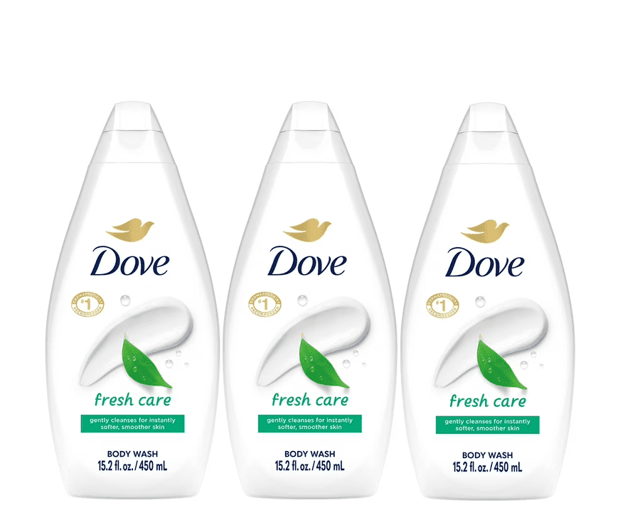Dove Fresh Care Body Wash, 15.2 oz